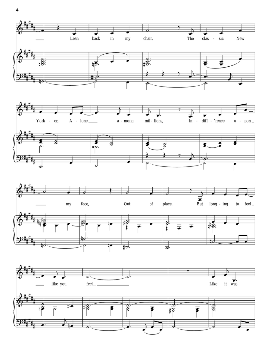 Music Of Heaven (from Wearing Someone Else's Clothes) Piano, Vocal scores gallery preview page 4