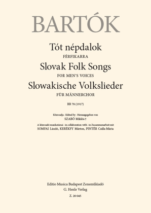 Book cover for Slovak Folk Songs
