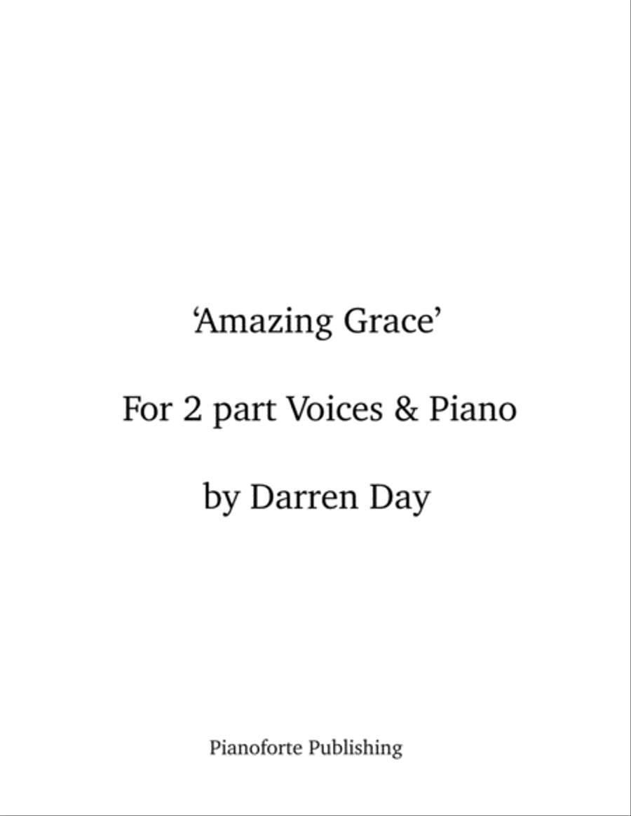 Amazing Grace Piano scores gallery preview page 3