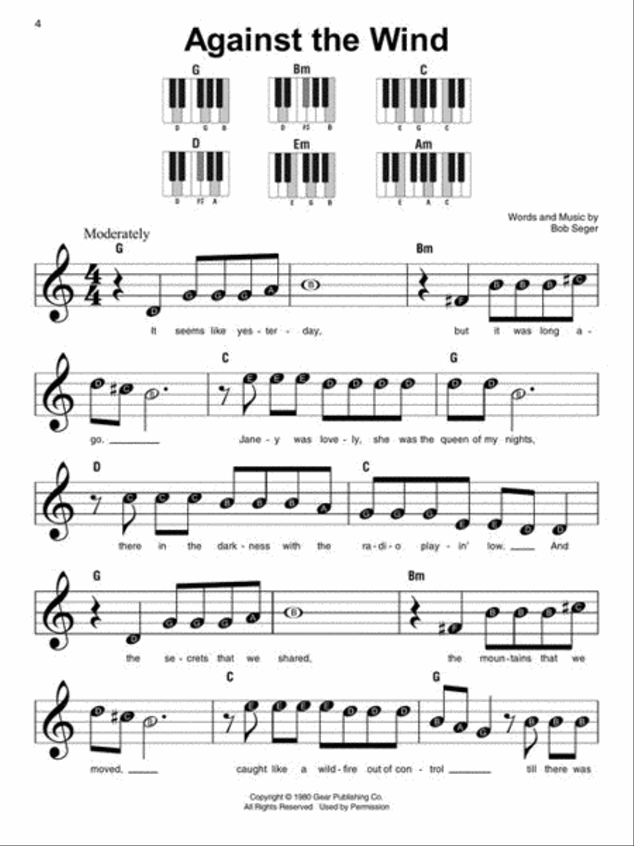 Classic Rock – Super Easy Songbook Easy Piano scores gallery preview page 6