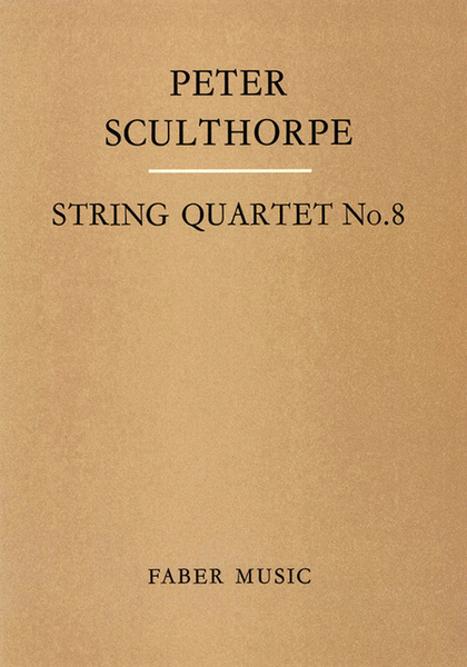 String Quartet No. 8 - Score