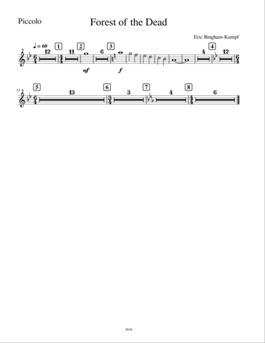 Forest of the Dead Forest of the Dead Full Orchestra scores gallery preview page 6