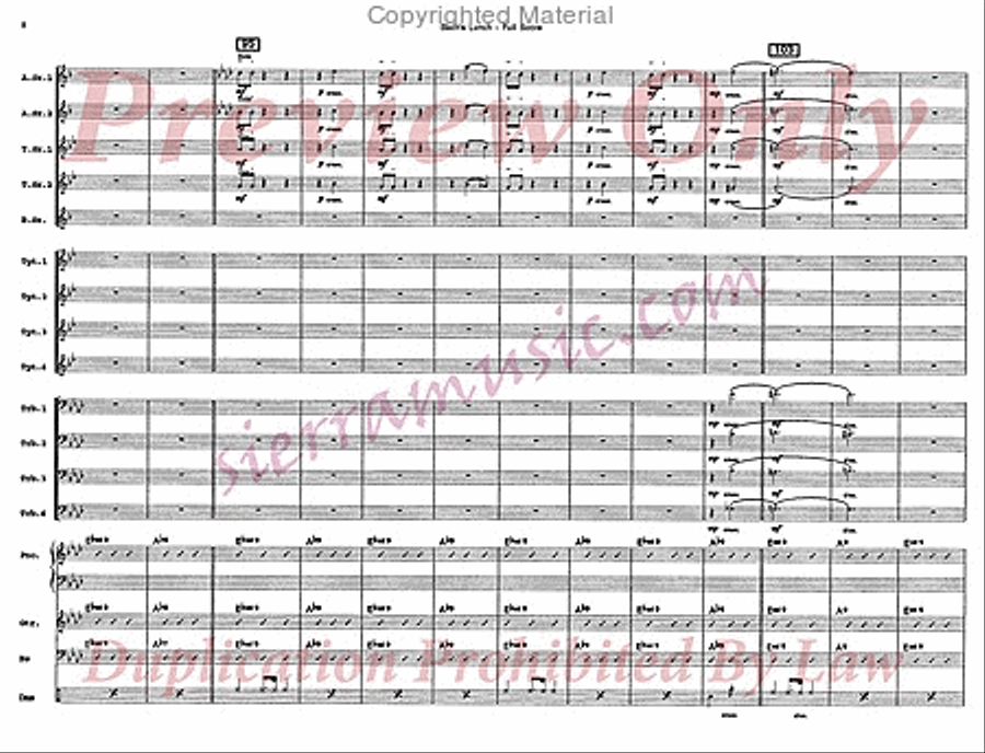 Bach's Lunch Big Band scores gallery preview page 9