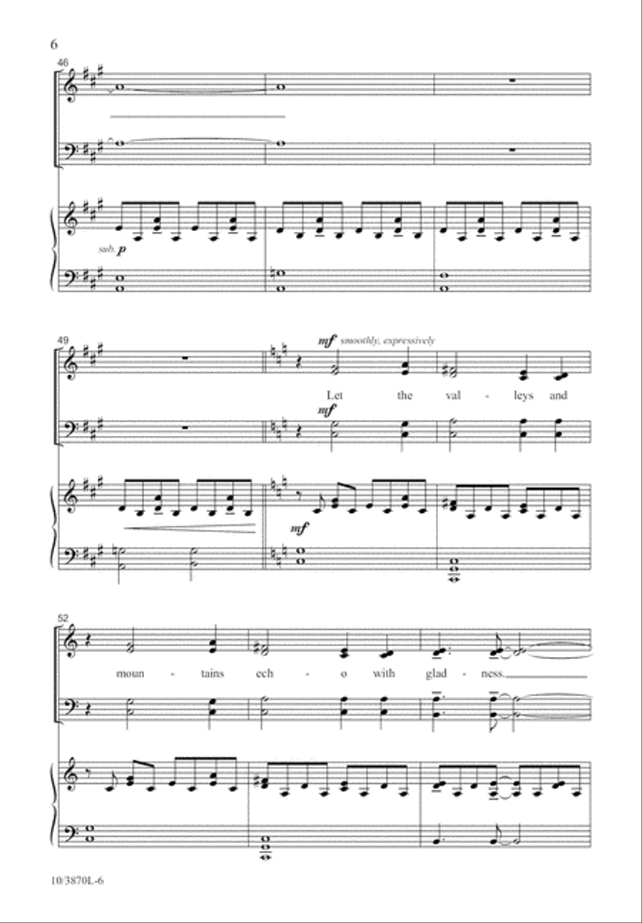 Sing a Jubilant Song 4-Part scores gallery preview page 7