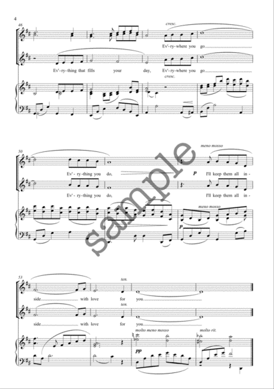 All You Were and All You Are SSAA scores gallery preview page 4