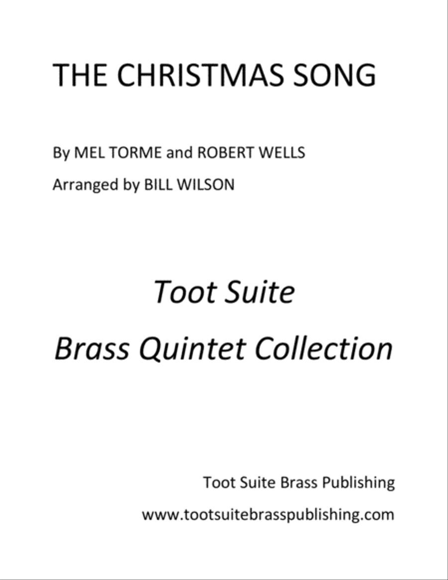 The Christmas Song (Chestnuts Roasting On An Open Fire) Brass Quintet scores gallery preview page 1
