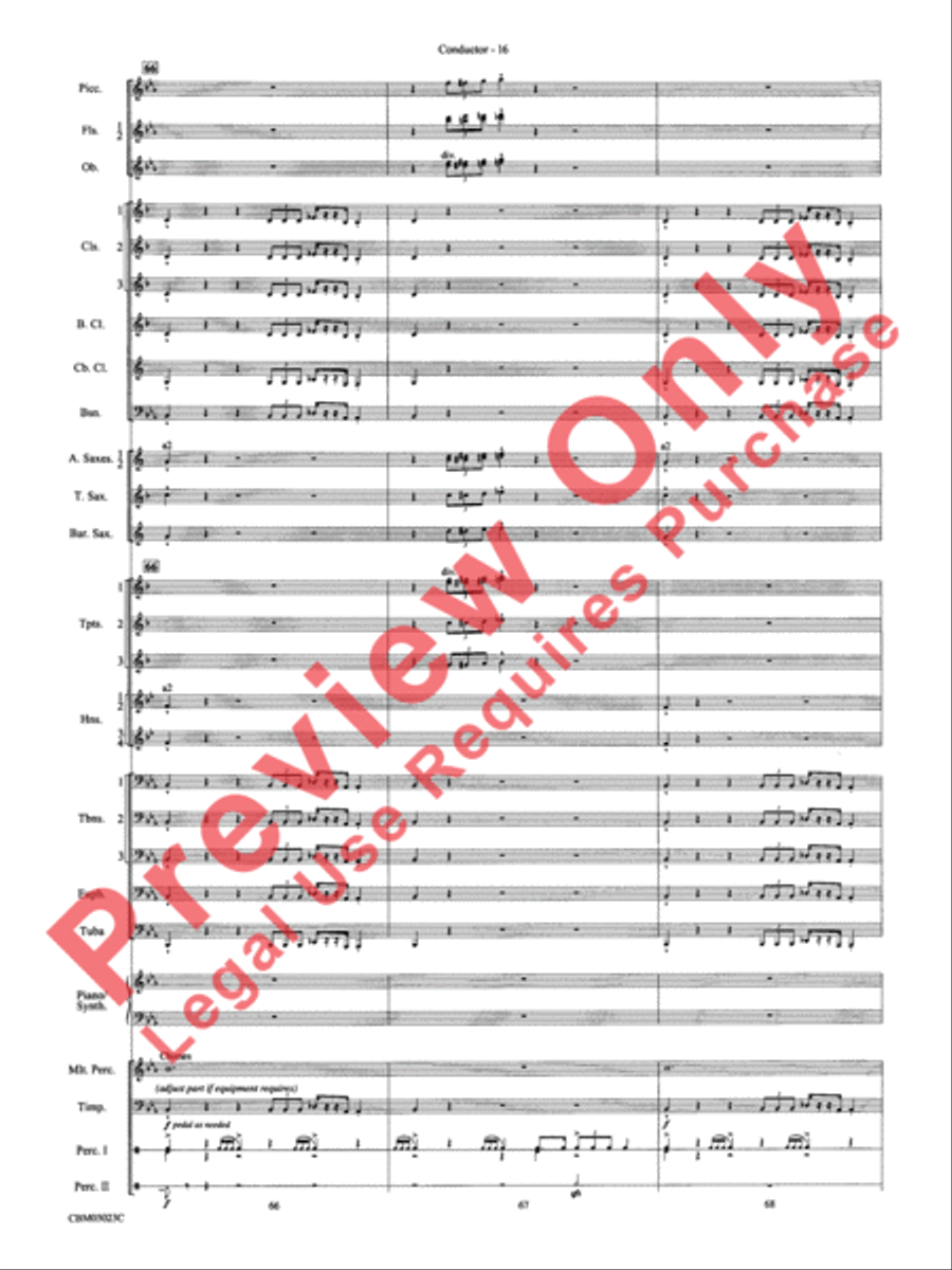 Symphonic Suite from Star Wars: Episode III Revenge of the Sith Concert Band scores gallery preview page 19