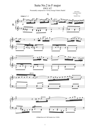 Handel - Piano Suite No.2 in F major HWV 427