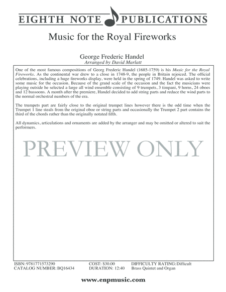 Music for the Royal Fireworks