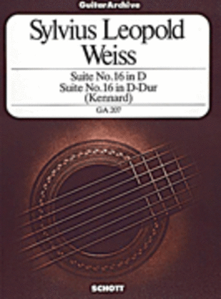 Book cover for Suite No. 16 in D Major