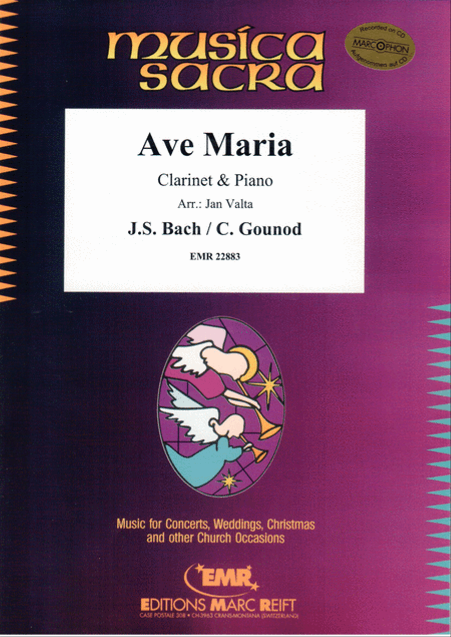 Ave Maria Clarinet Solo scores gallery preview page 1