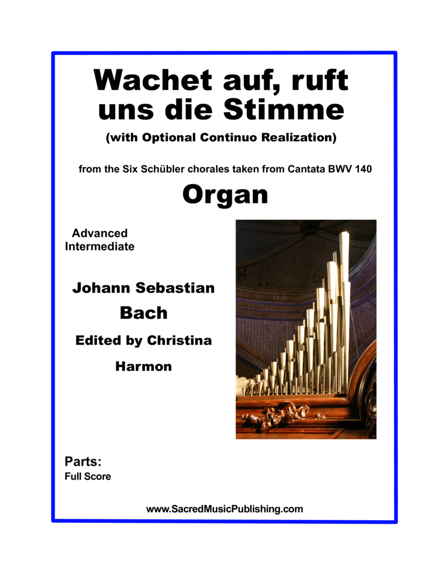 Wachet auf, ruft uns die Stimme - Organ Organ Solo scores gallery preview page 1