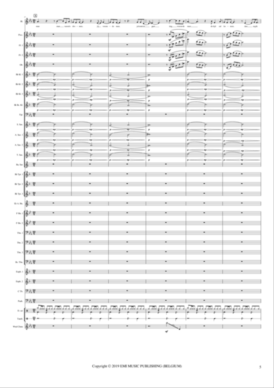 Dag Vreemde Man Dag Vreemde Man Large Ensemble scores gallery preview page 5