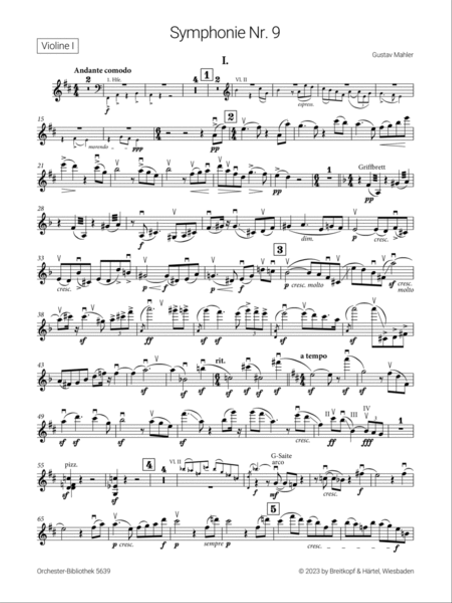 Symphony No. 9 Orchestra scores gallery preview page 2