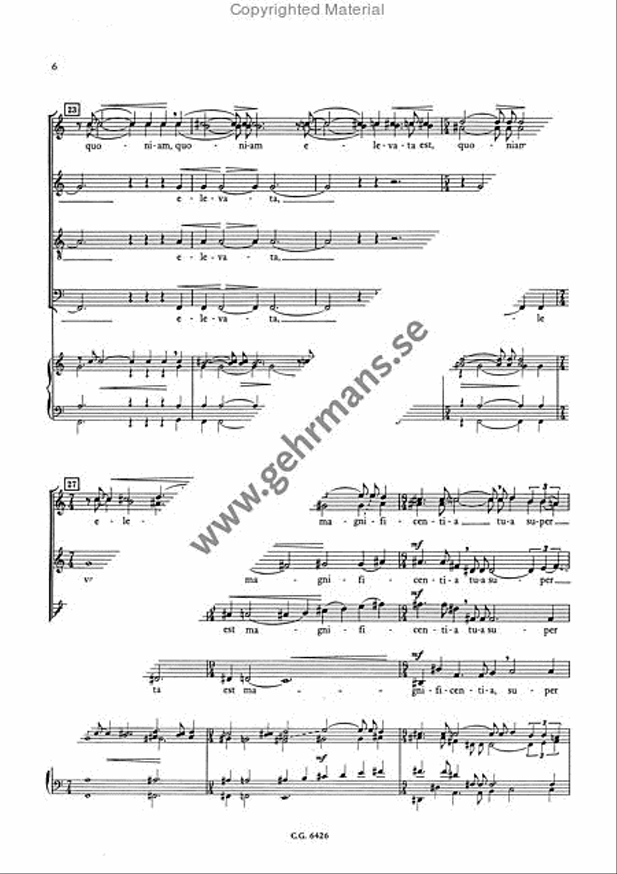 Psalmus 8 4-Part scores gallery preview page 5