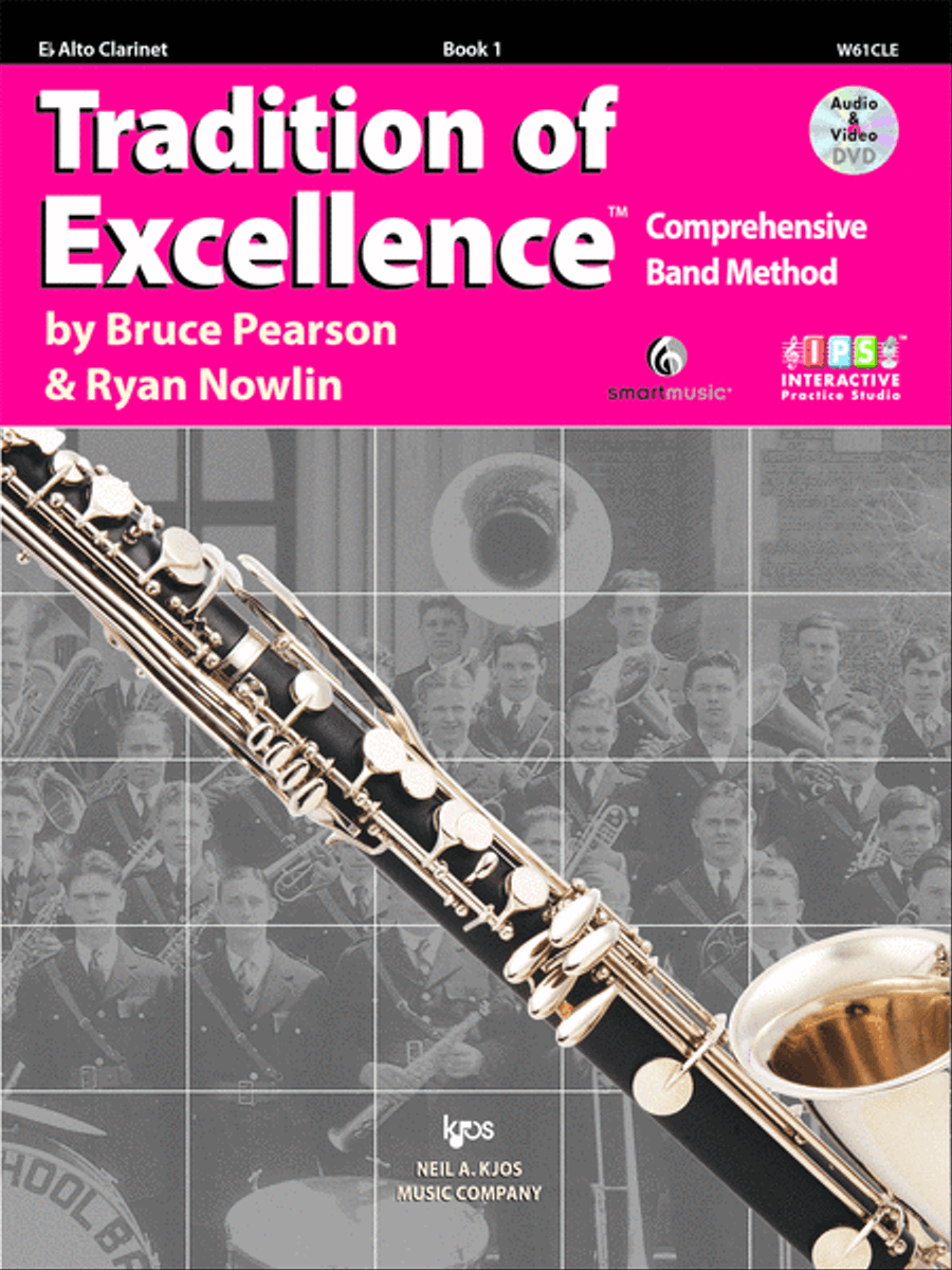 Tradition of Excellence Book 1 - Eb Alto Clarinet Concert Band Methods scores gallery preview page 1