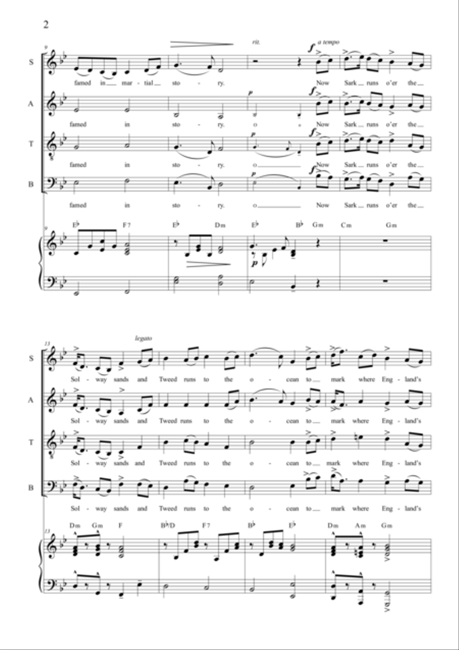 Parcel of Rogues (SATB) 4-Part scores gallery preview page 4