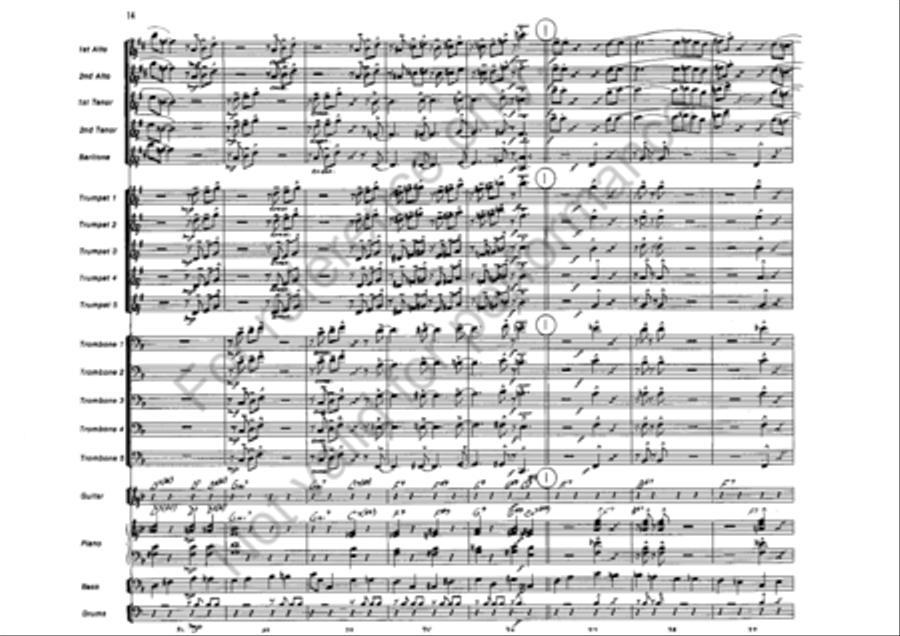 Cheesecake Jazz Ensemble - Sheet Music page 6