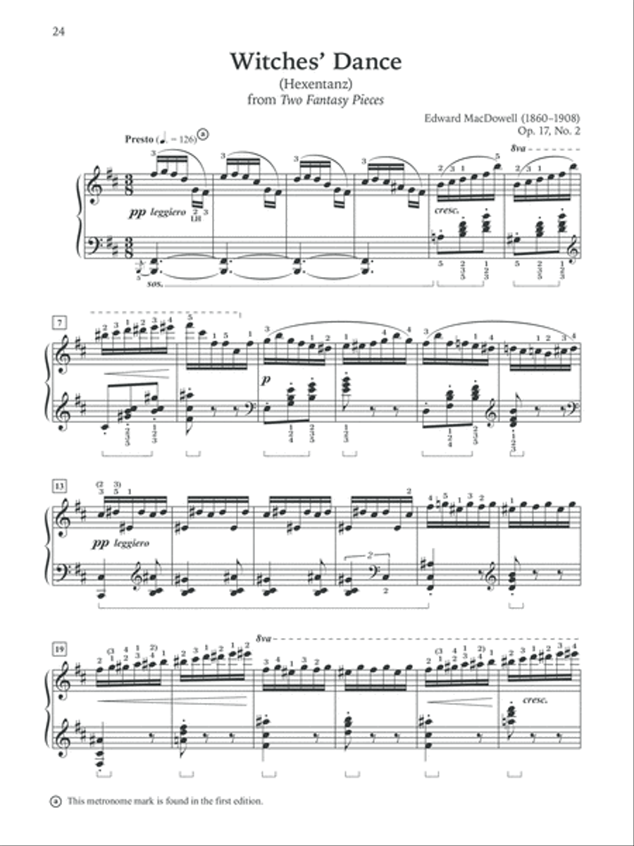 Classics for the Advancing Pianist -- Edward MacDowell, Book 3 Piano Solo scores gallery preview page 9