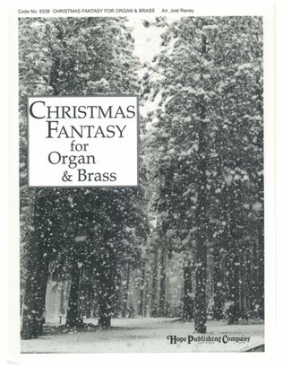 Book cover for Christmas Fantasy for Organ and Brass-Digital Download