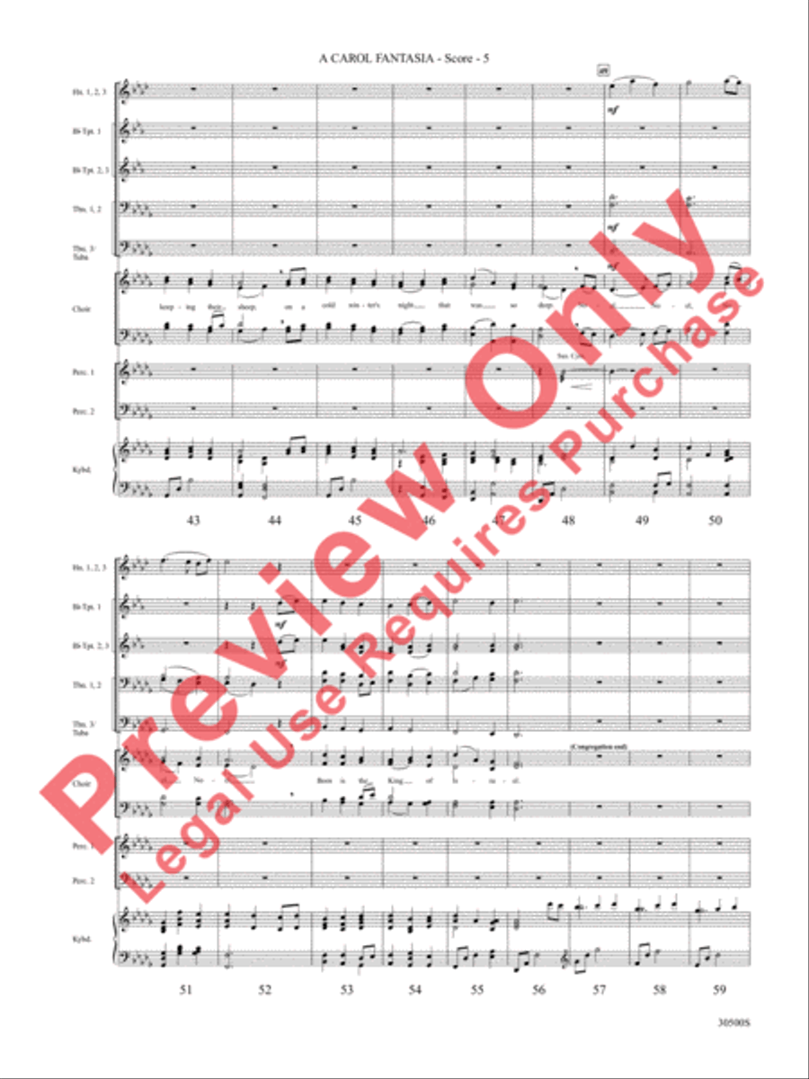 A Carol Fantasia A Carol Fantasia Choir scores gallery preview page 6