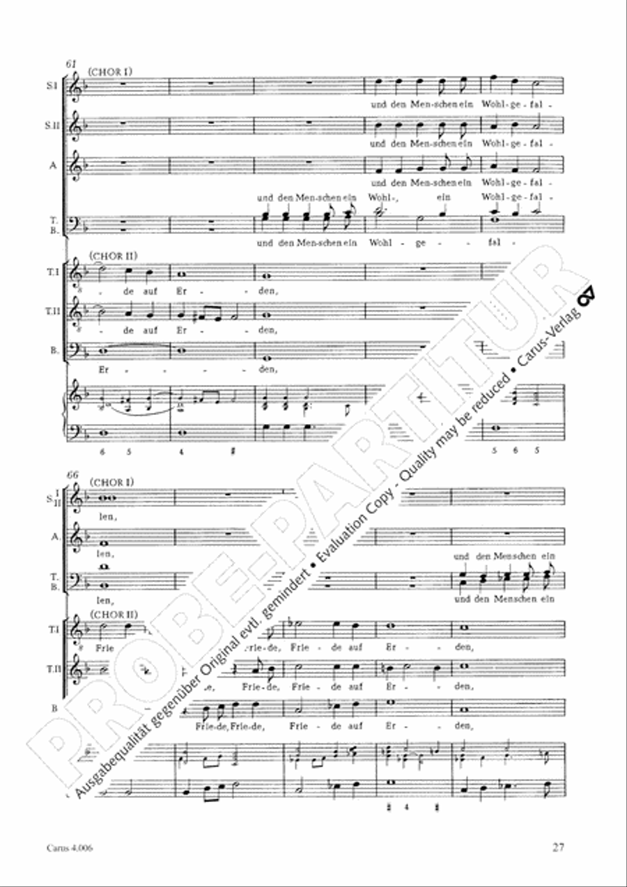 Ten motets Choir scores gallery preview page 29