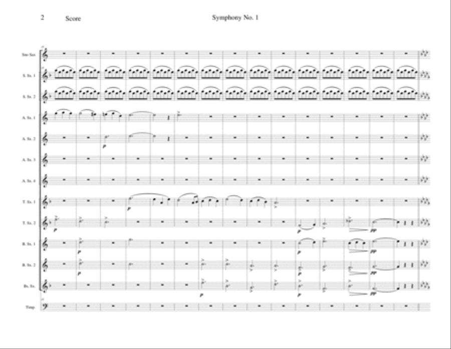 Mvt II - Andante from Symphony No. 1 image number null