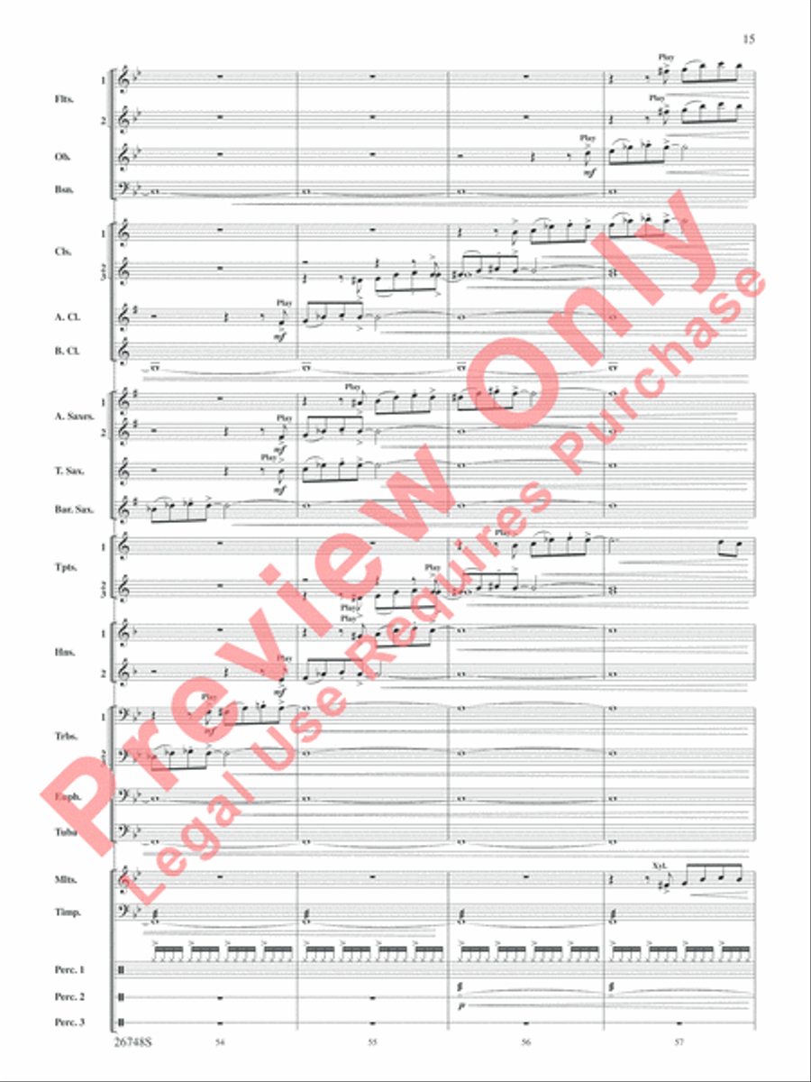Cotton Ferry Expedition Concert Band scores gallery preview page 16