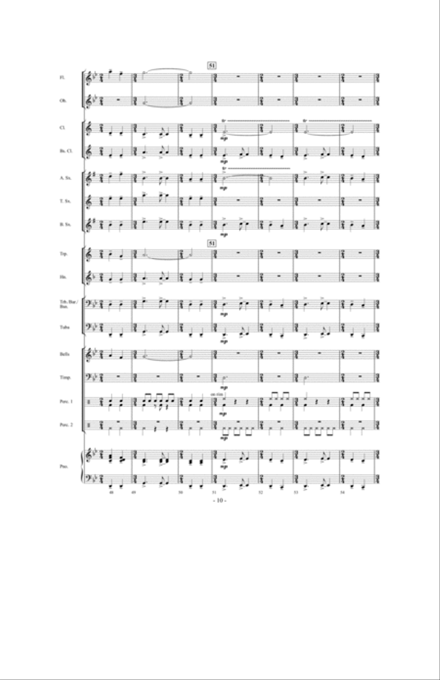 Time Traveler Concert Band scores gallery preview page 9