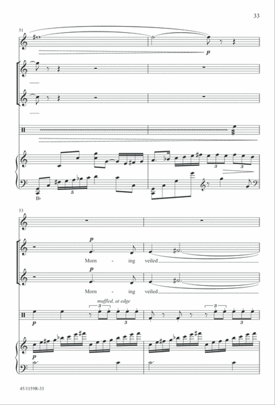 The Day of Hope - Choral/Full Score SSAA scores gallery preview page 33