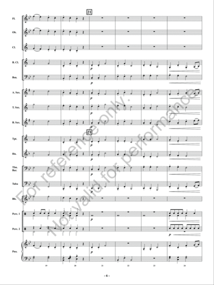 And Now, The Band! And Now, The Band! Concert Band scores gallery preview page 7