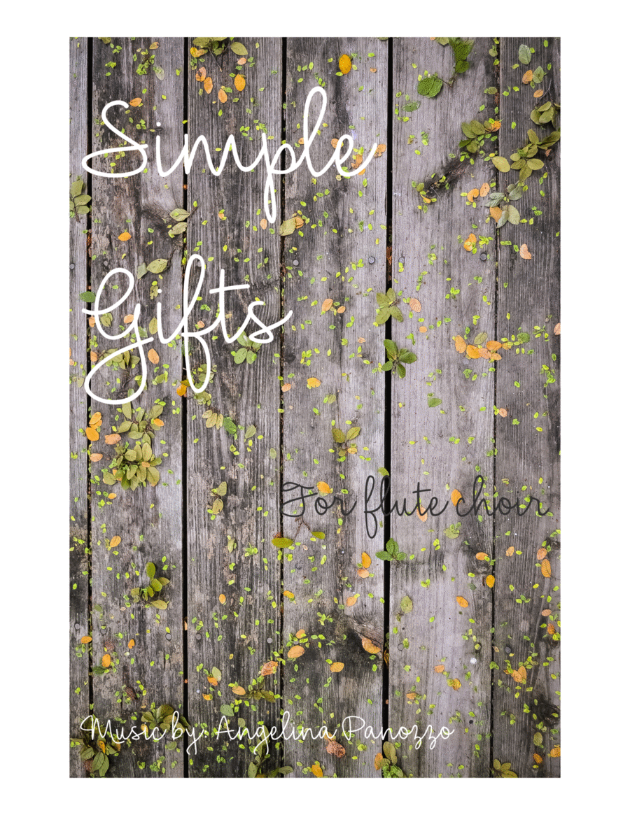 Simple Gifts for flute choir Flute Choir scores gallery preview page 1