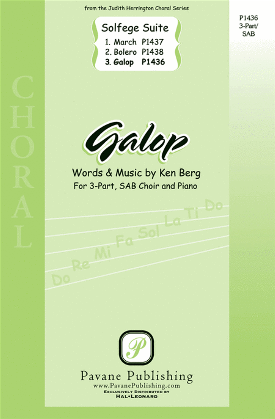 Galop 3-Part scores gallery preview page 1