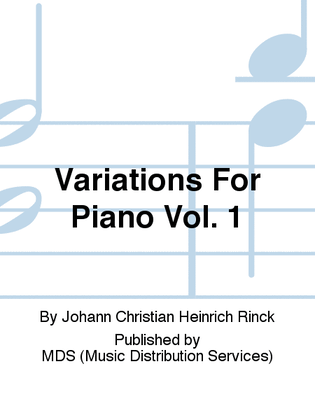 Variations for Piano Vol. 1