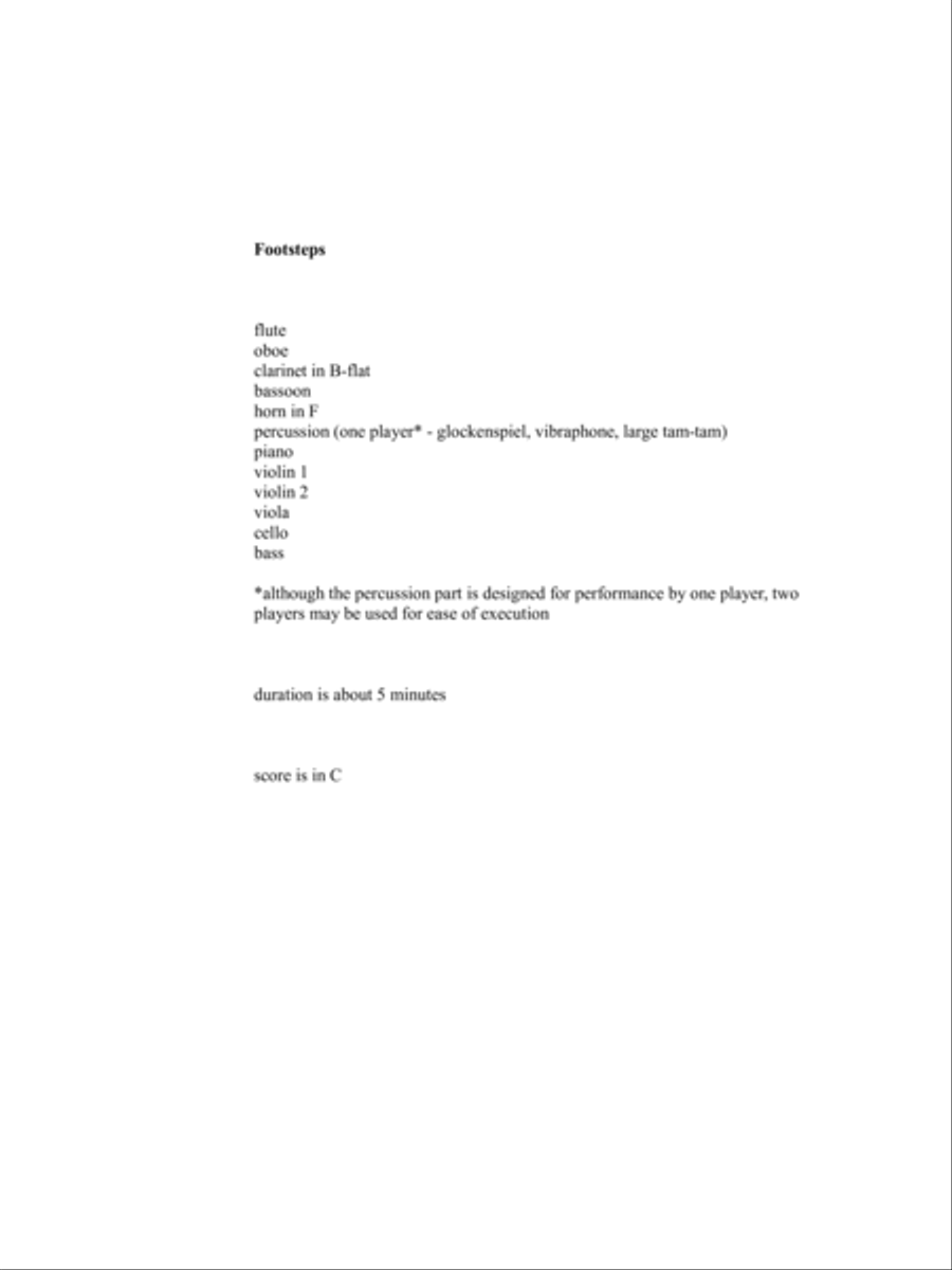 [Liptak] Footsteps Large Ensemble scores gallery preview page 4