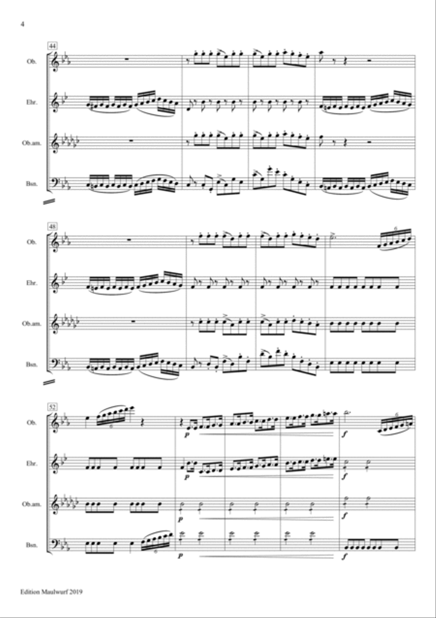 Temporale Woodwind Quartet scores gallery preview page 6