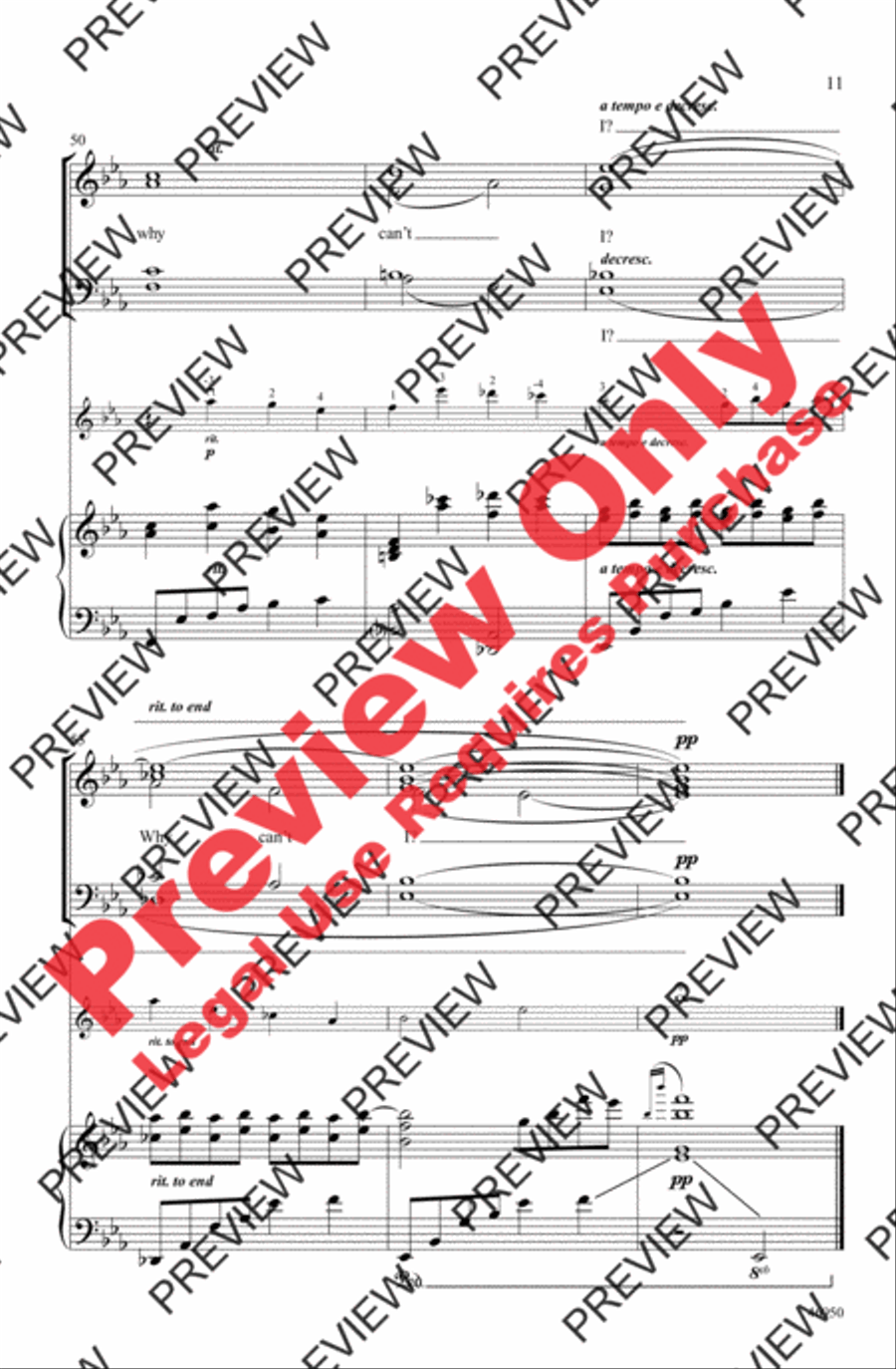 Over the Rainbow Over the Rainbow 4-Part scores gallery preview page 11