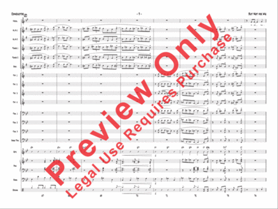 But Not for Me Jazz Ensemble scores gallery preview page 12