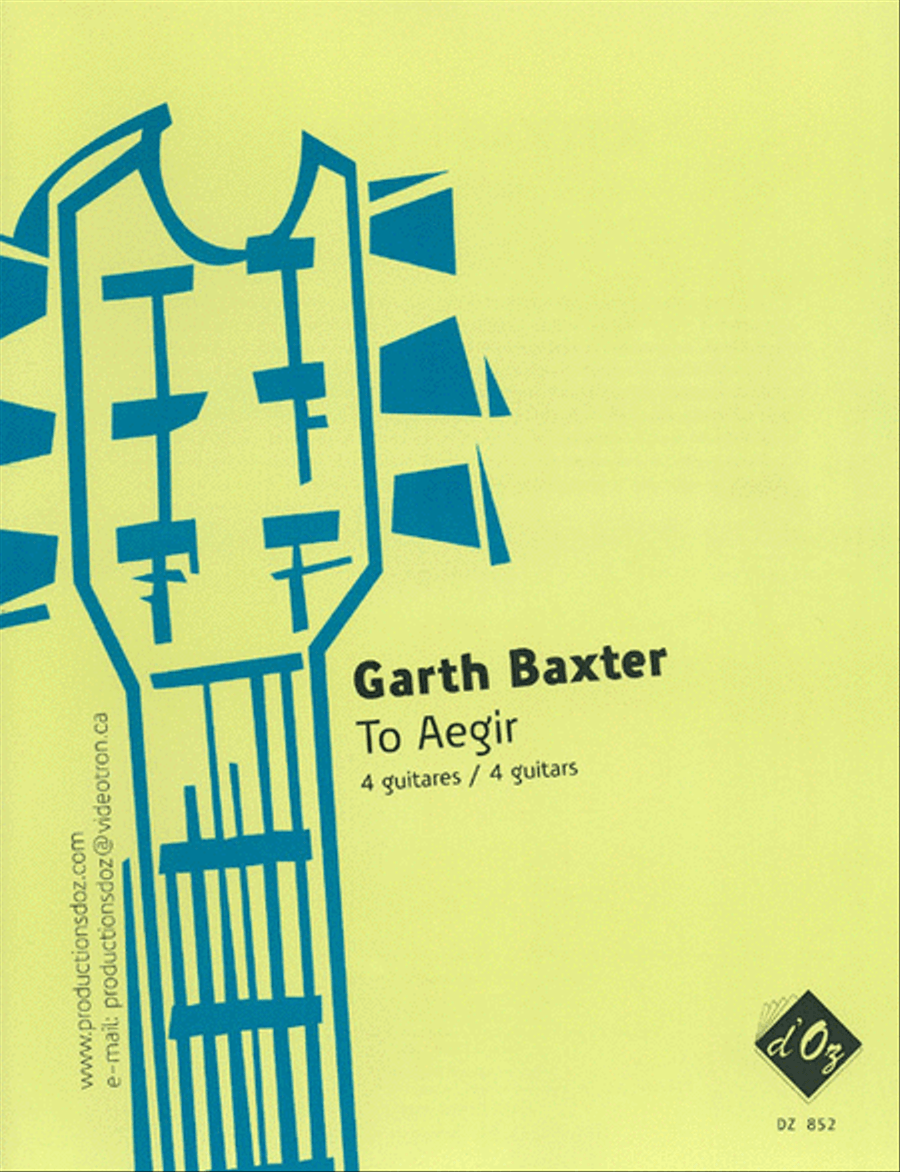 To Aegir Guitar Ensemble scores gallery preview page 1