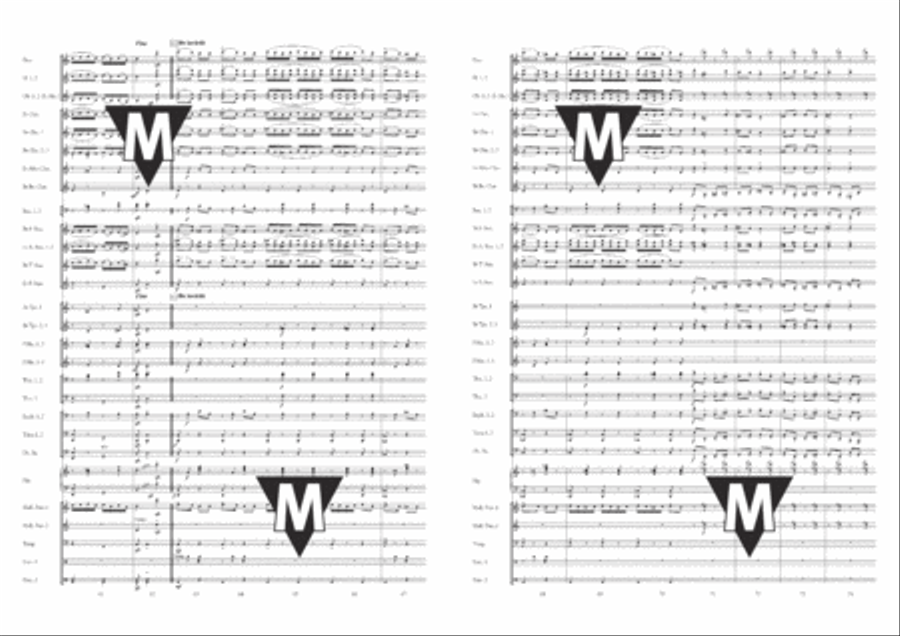 Romanian Dances II - Suite Concert Band scores gallery preview page 34