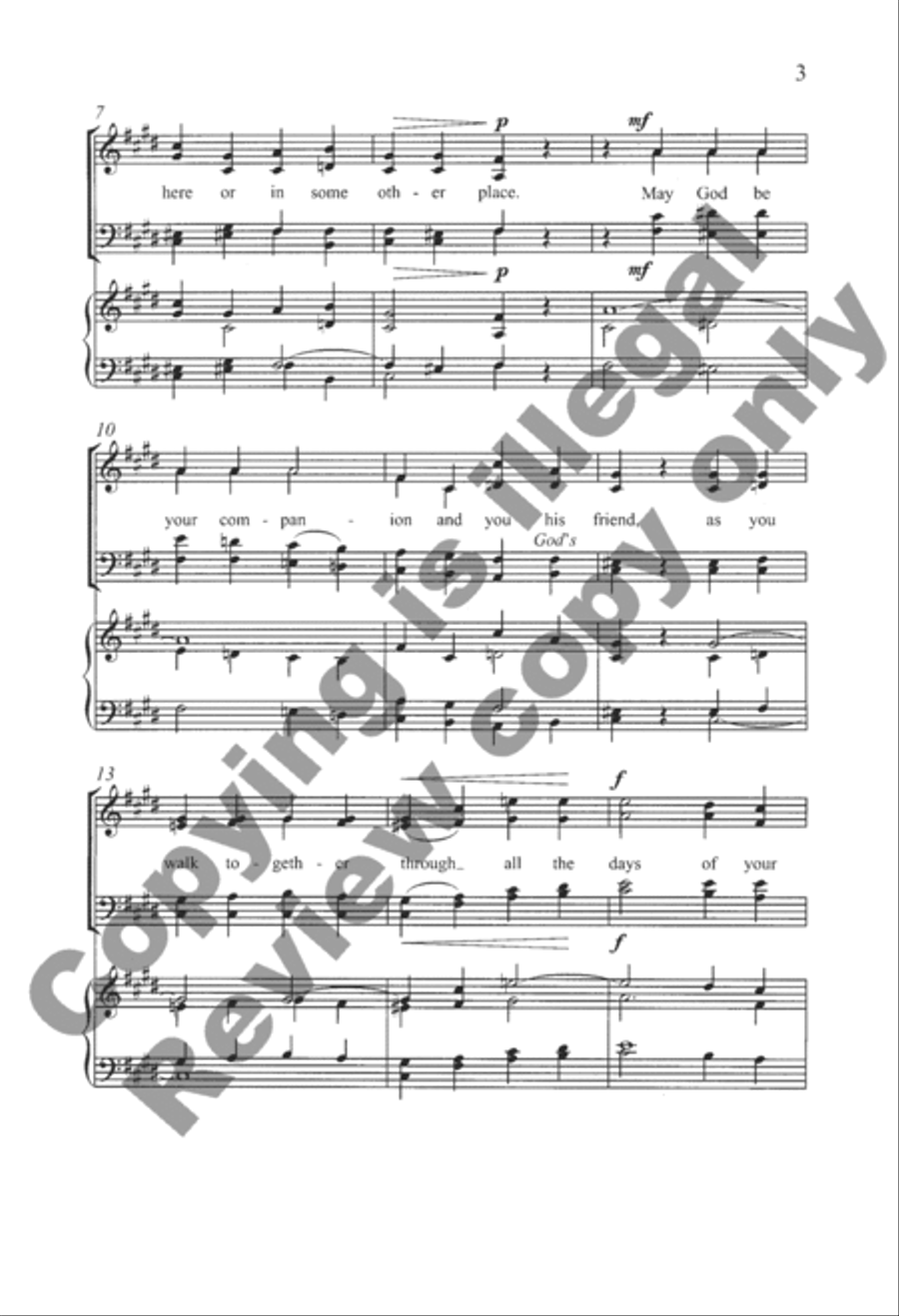 The Forman Benediction 4-Part scores gallery preview page 4