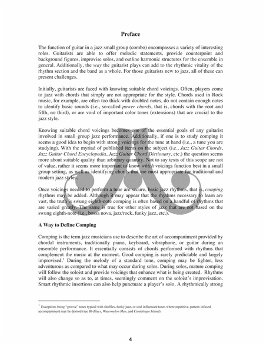 Easy Jazz Guitar CD scores gallery preview page 5