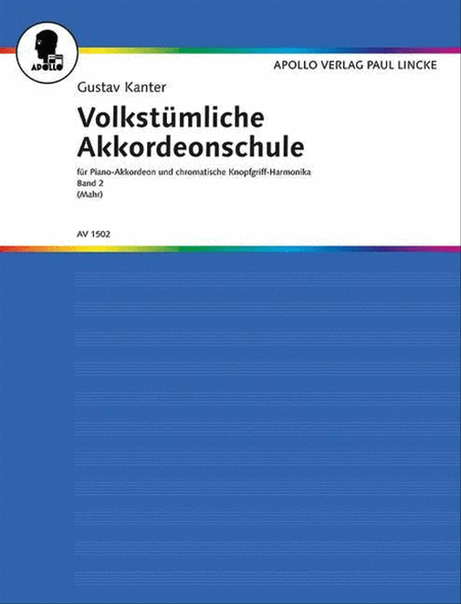Volkstümliche Akkordeonschule Vol. 2 Piano scores gallery preview page 1