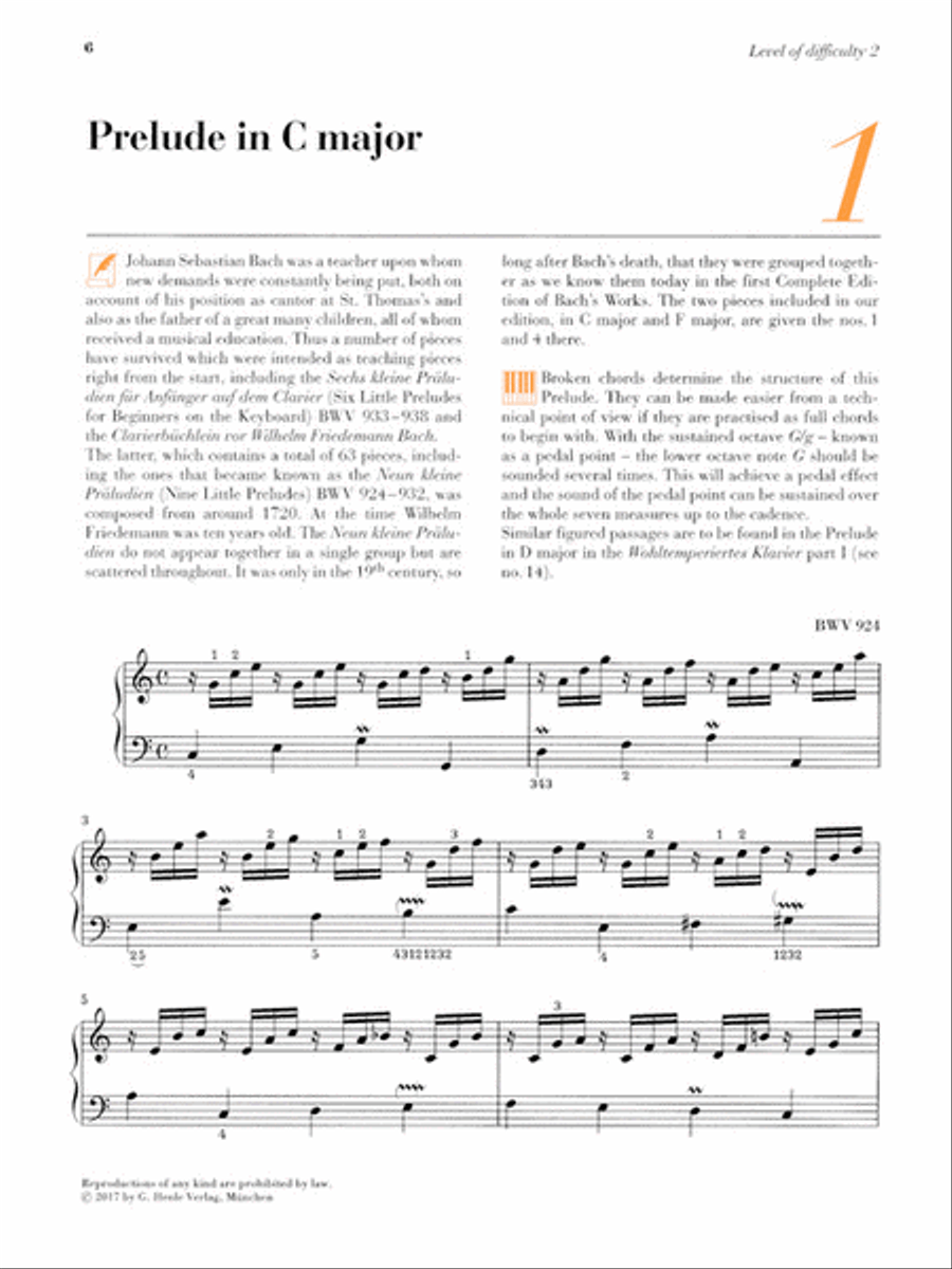 J.S. Bach: At the Piano Piano Solo scores gallery preview page 6