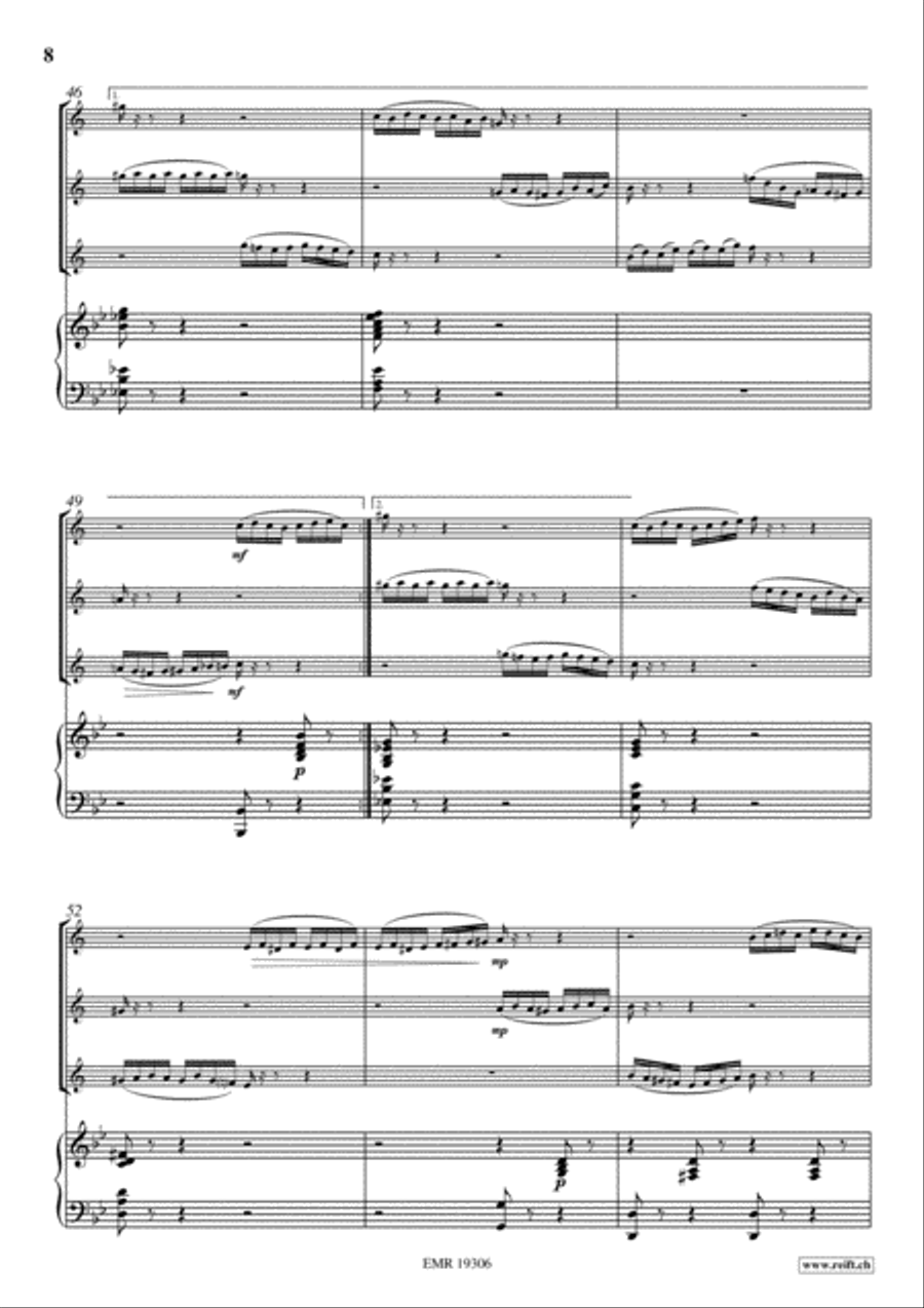 Moto Perpetuo Trumpet Trio scores gallery preview page 9
