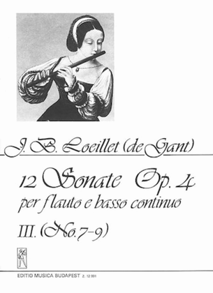 12 Sonatas for Flute and Basso Continuo, Op. 4