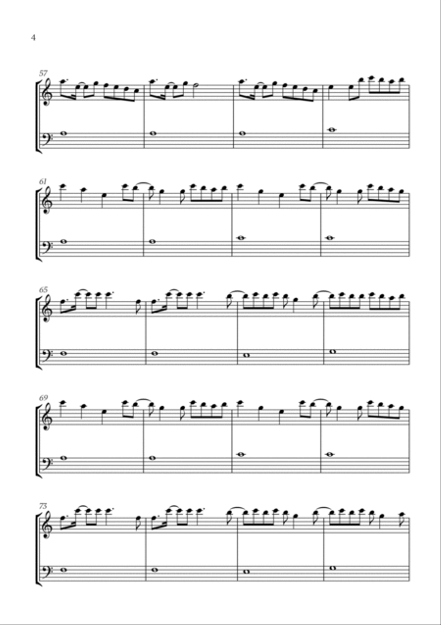 Señorita Flute scores gallery preview page 4