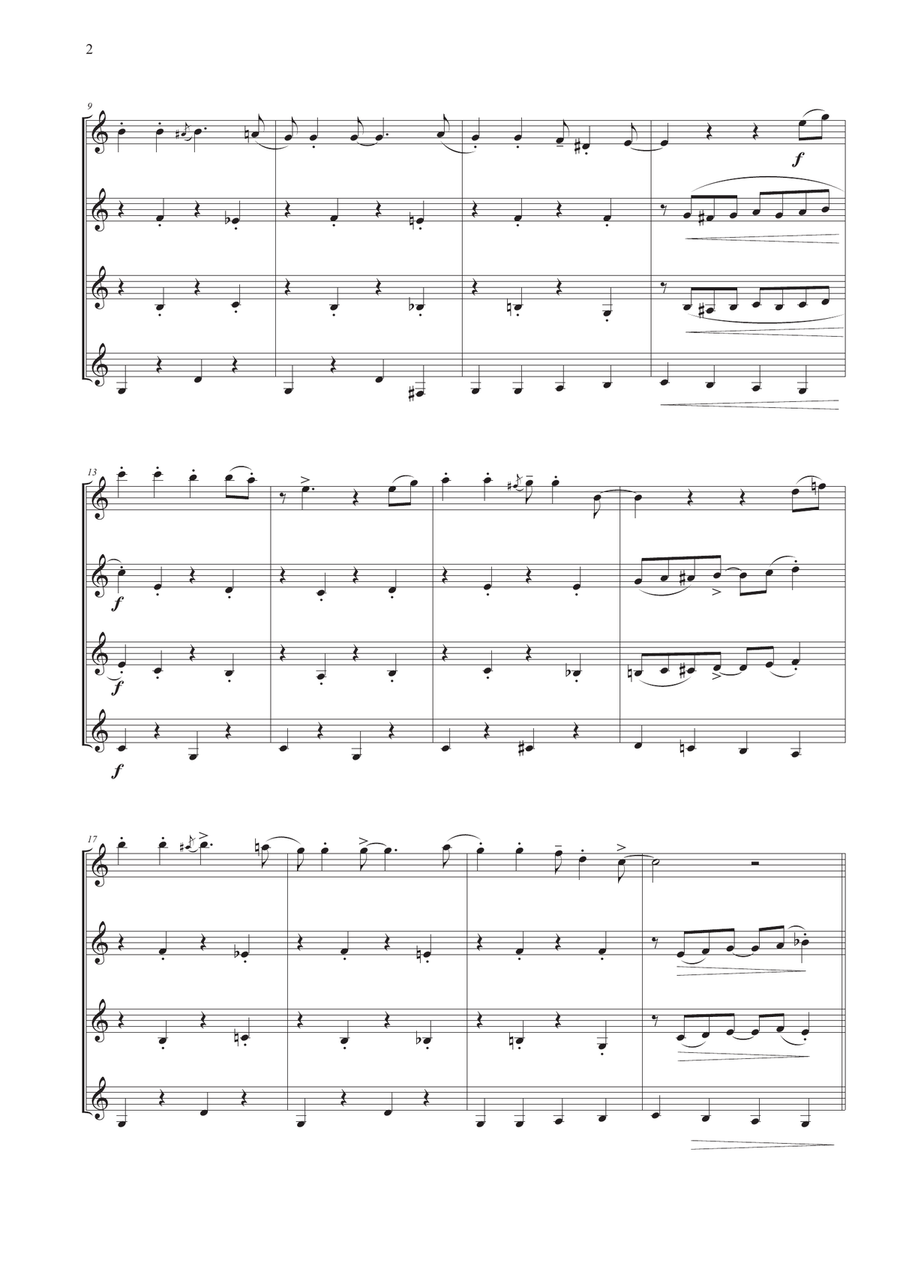 A Holly Jolly Christmas A Holly Jolly Christmas Woodwind Quartet scores gallery preview page 3