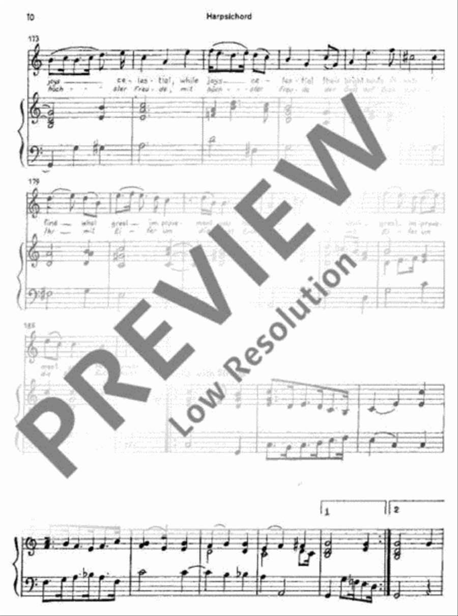 Ode for St Cecilia's Day 1683 Basso Continuo scores gallery preview page 10