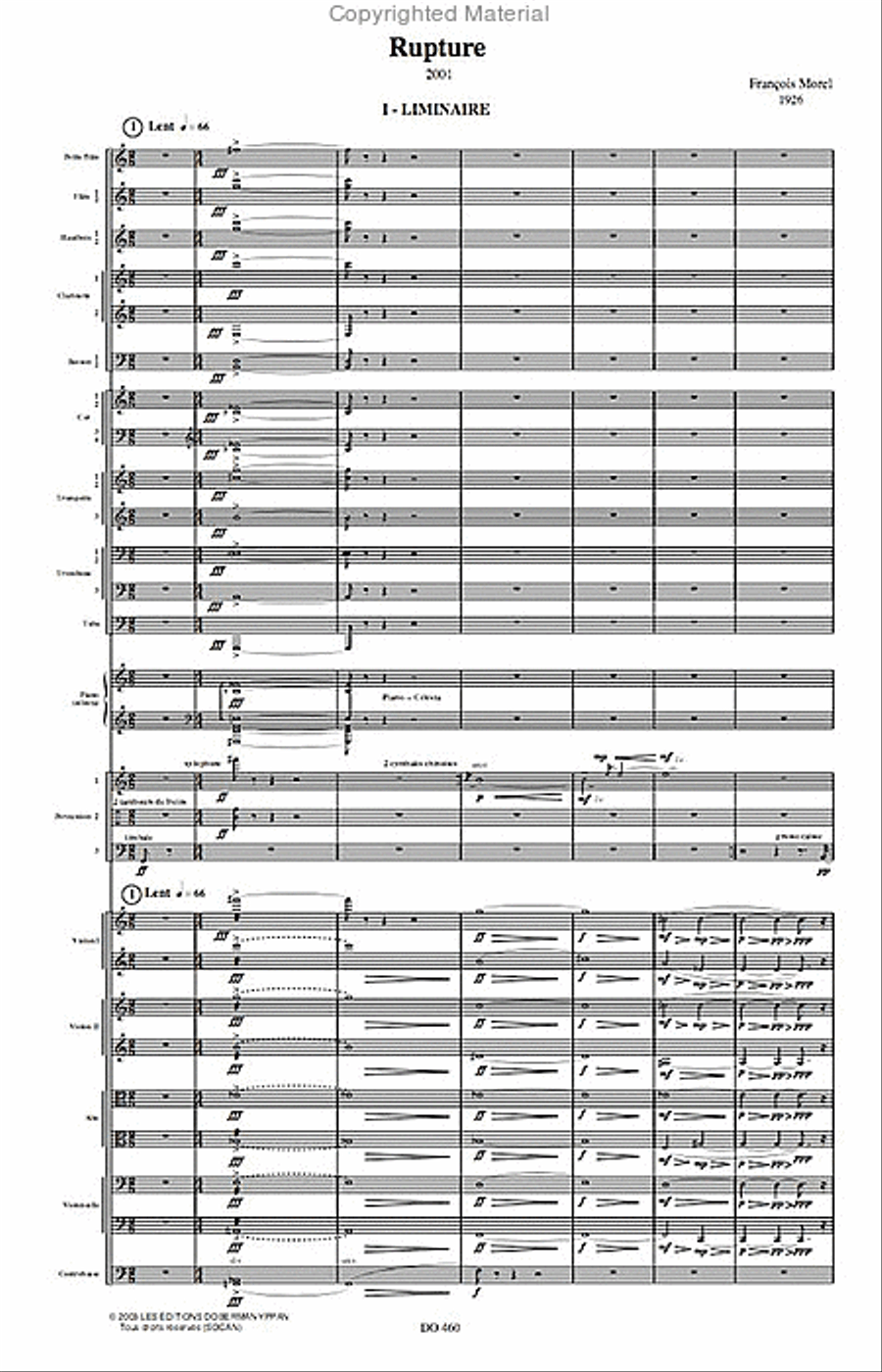 Rupture Orchestra scores gallery preview page 2